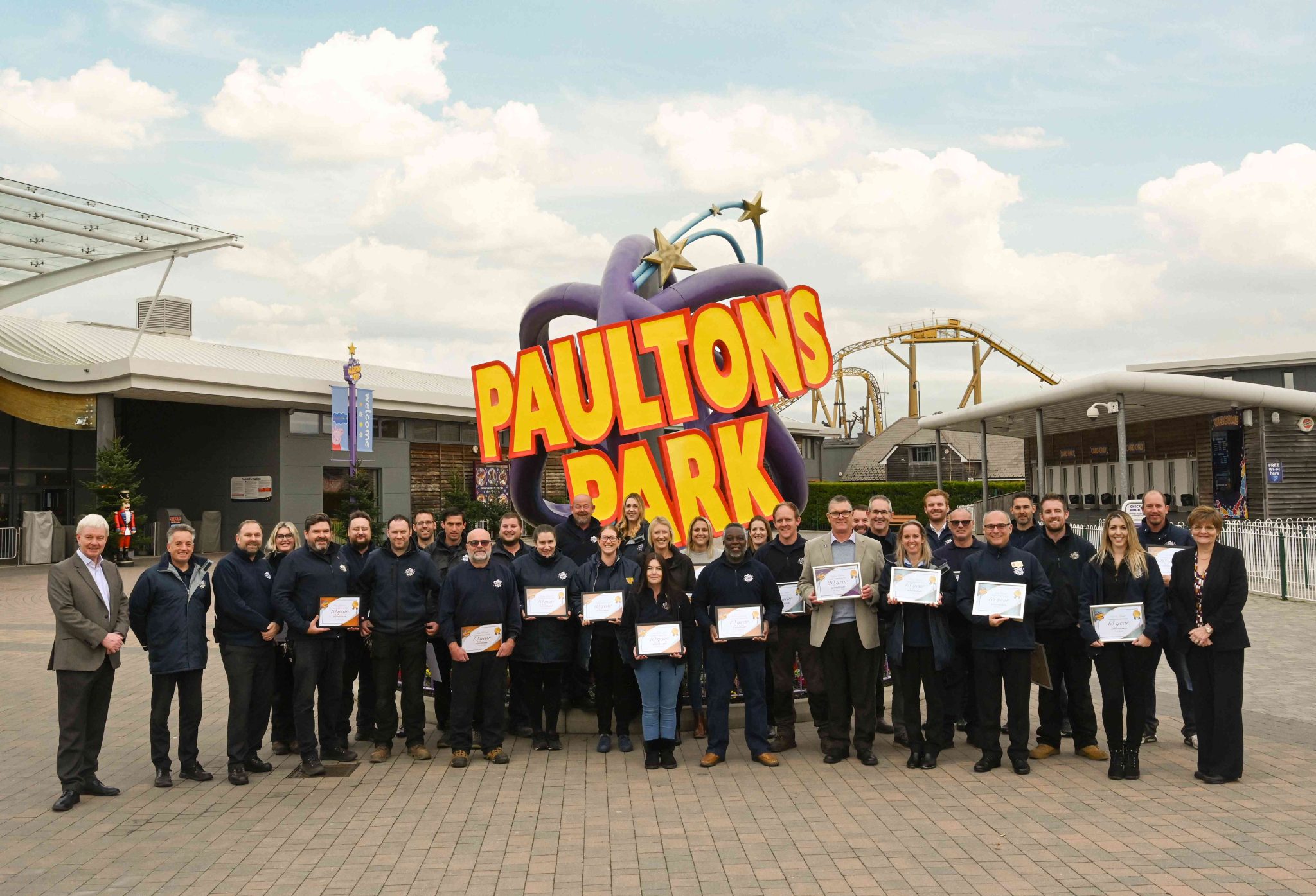Paultons Park Recognises Decades Of Service From Loyal Employees Paultons Park Recognises Decades Of Service From Loyal Employees