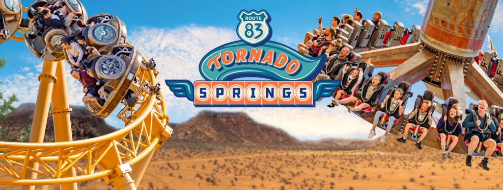 Tornado Springs rides at Paultons Park 